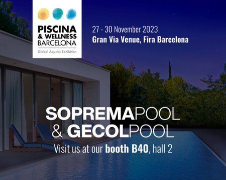 The complete range of pool waterproofing at the Piscina & Wellness Barcelona fair
